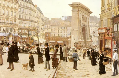 Le boulevard Saint-Denis, Paris